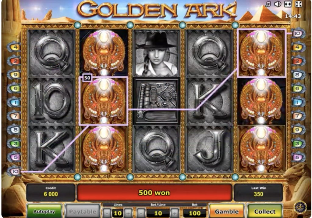 Image of Golden Ark slot in Gameplay
